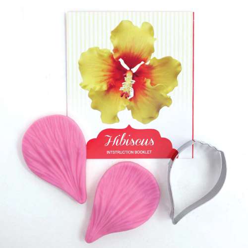 Hibiscus Cutter and Veiner Set #2 - Click Image to Close